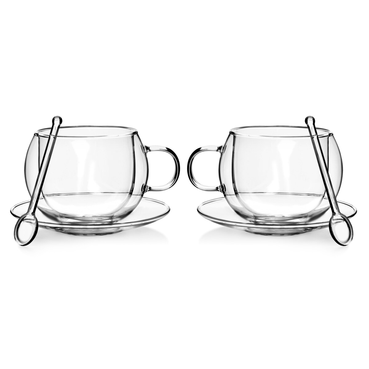 PETER Komplet 2 filiżanek termicznych 250ml ze spodkiem 13.5cm