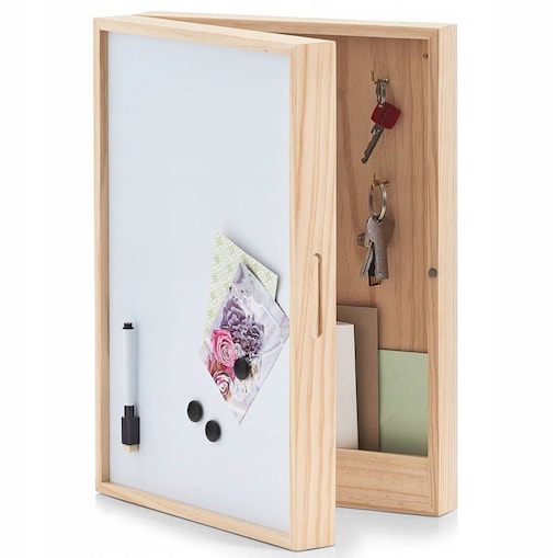 Szafka na Klucze + Tablica magnetyczna do Pisania 2W1