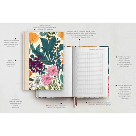 Planner dzienny 2025 – Ramo De Flores