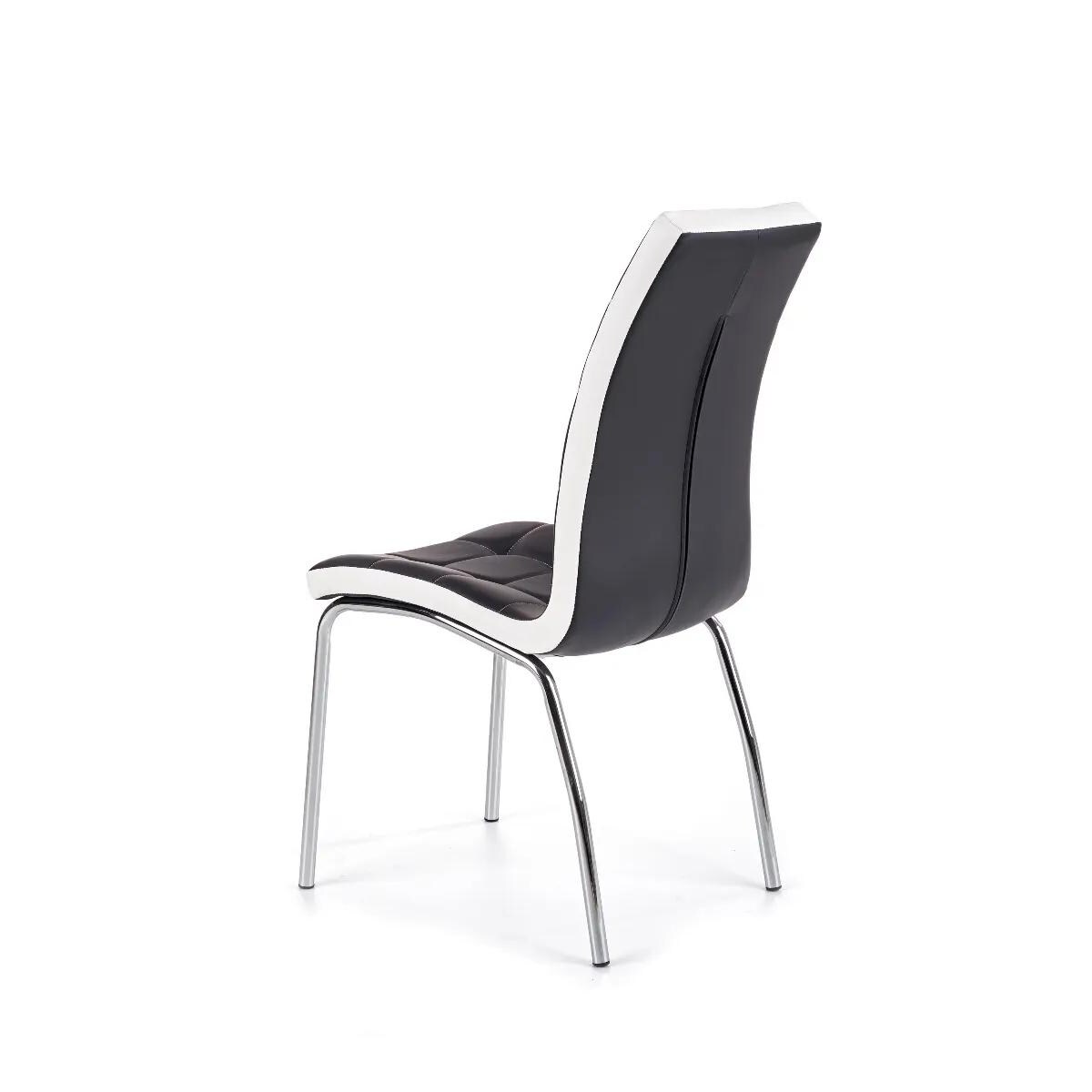 Krzesło K186 czarne/białe