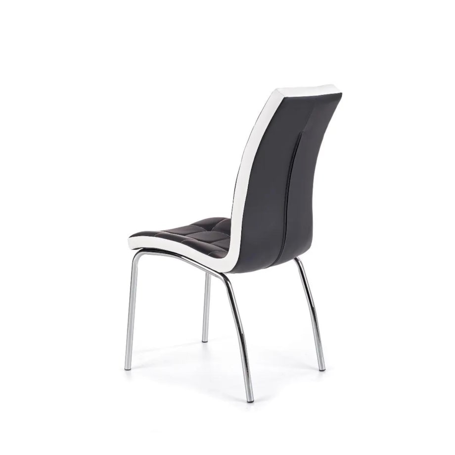 Krzesło K186 czarne/białe