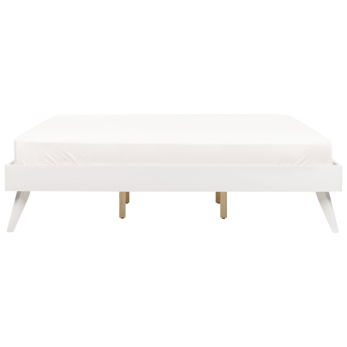 Łóżko 180 x 200 cm białe BERRIC