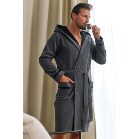 Szlafrok kolor szary SMS.7141.TWILL - XL