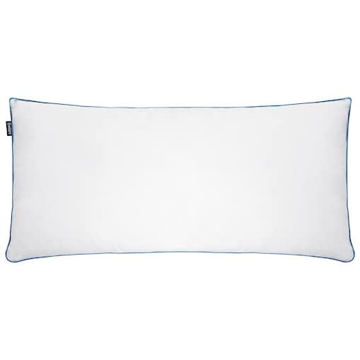 Poduszka ANETO Niska Kacze pióra i puch 40 x 80 cm Biały