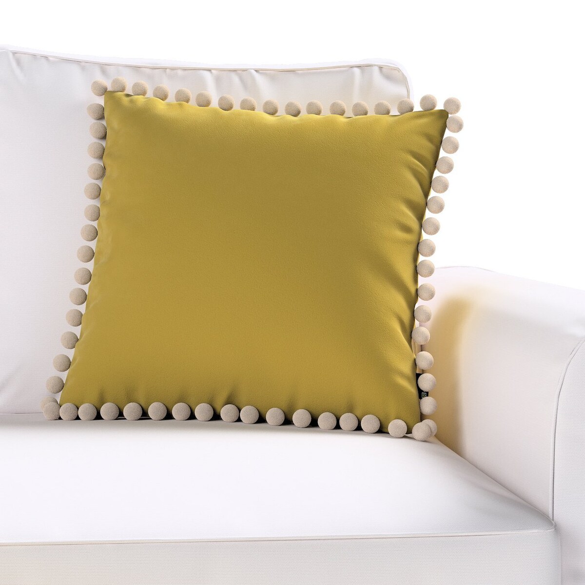 Poszewka Wera na poduszkę 45x45 oliwkowy zielony