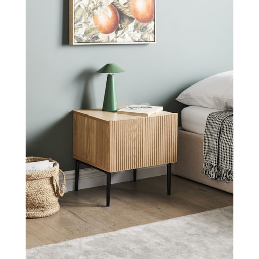 Szafka nocna BLYTHE Drewno Brązowy