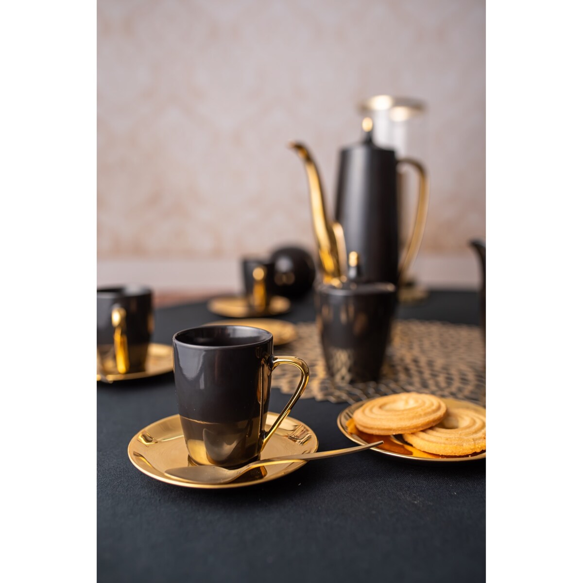 Filiżanka 150 ml ze spodkiem Goplana Blask Nocy G361