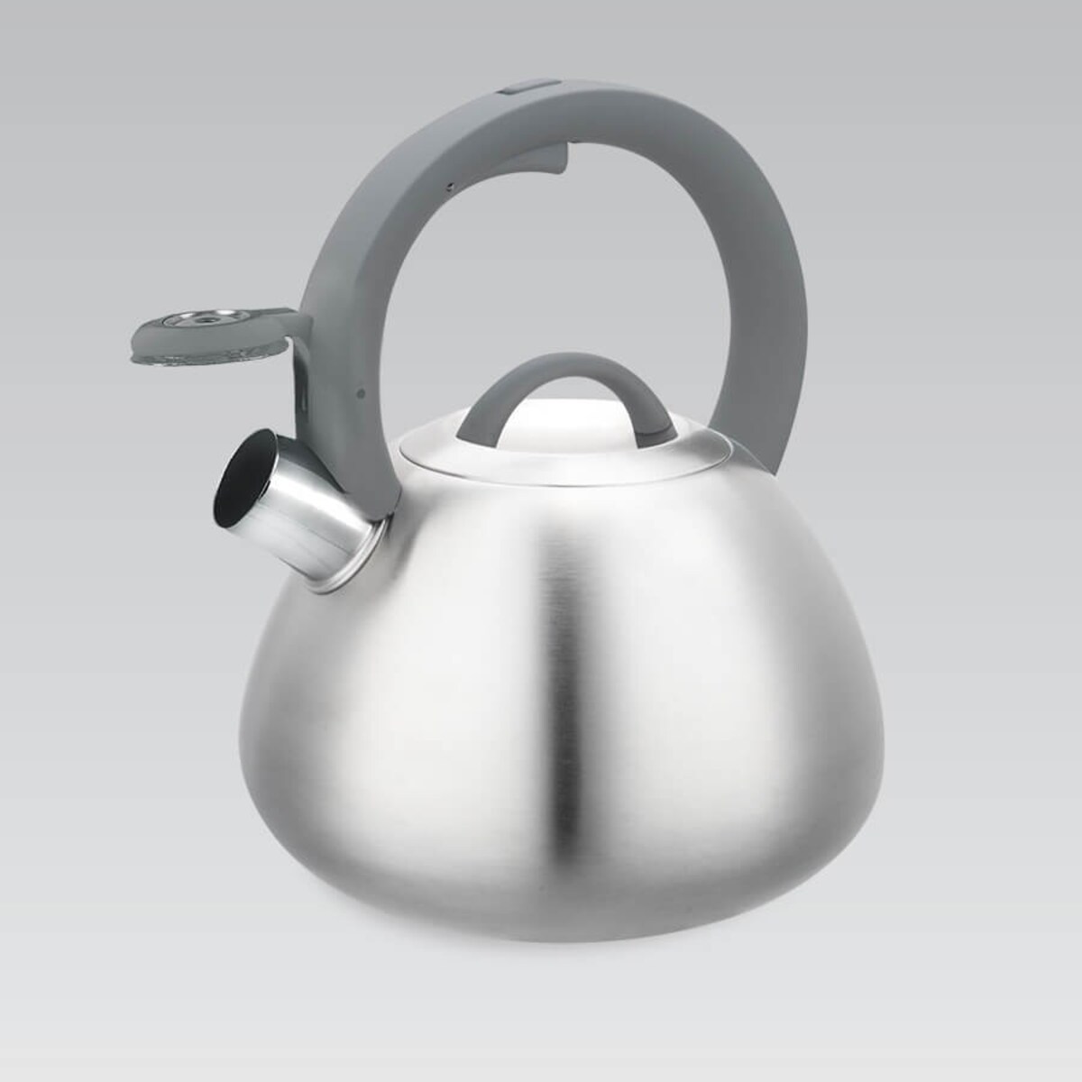 Czajnik stalowy z gwizdkiem na gaz indukcję 2.8L srebrny MAESTRO MR-1312