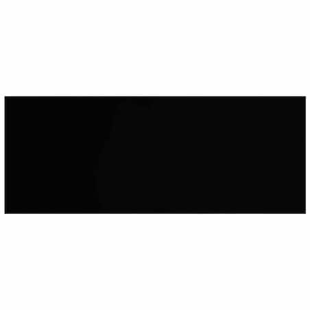 vidaXL Półka ścienna, wysoki połysk, czarna, 60x23,5x3,8 cm, MDF