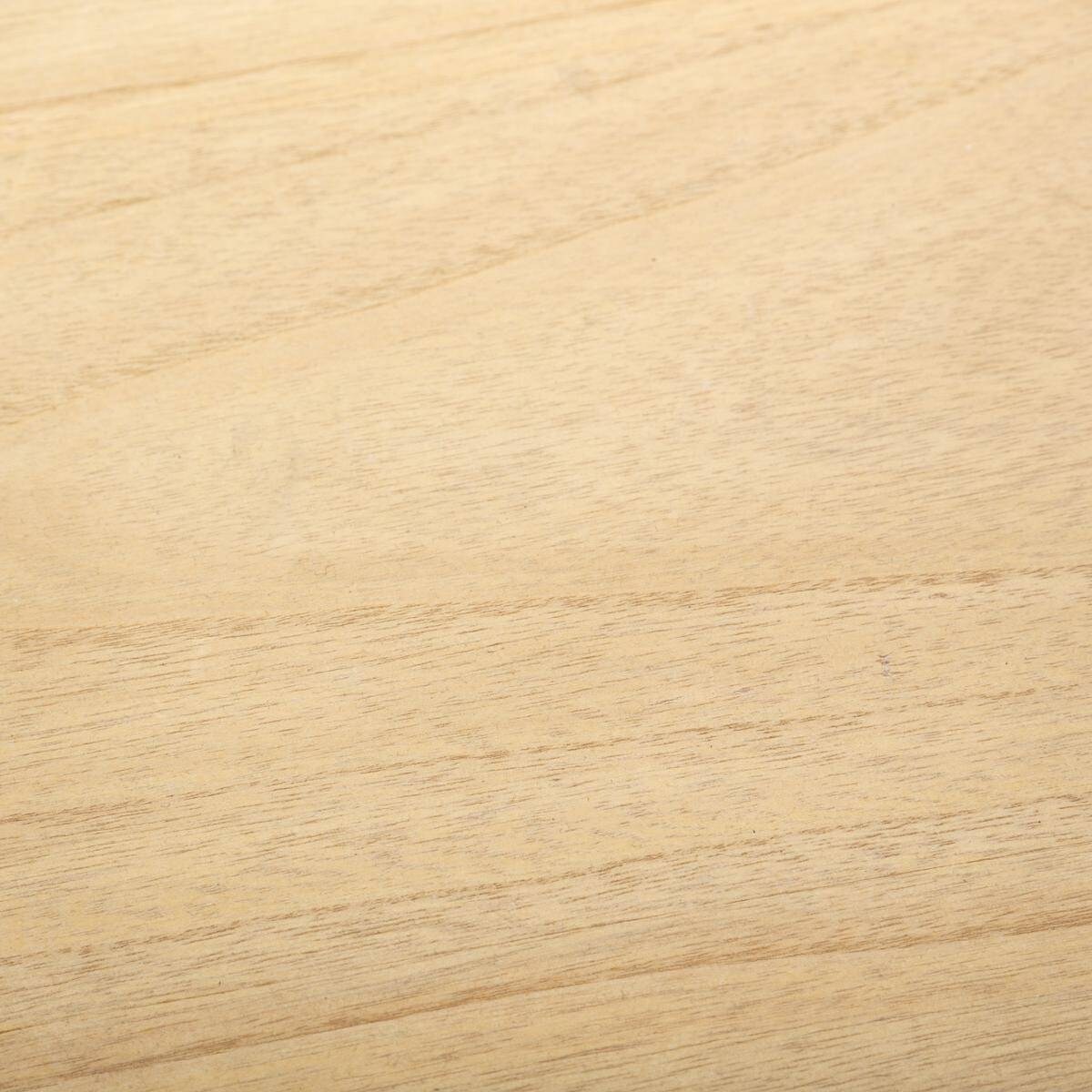 Stolik kawowy z zegarem i półką MECA, Ø 49 cm, metalowy