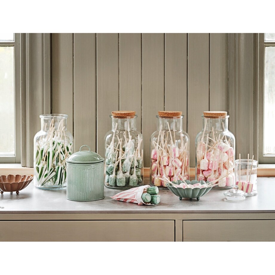 PATERA METALOWA na owoce zielona śr. 16cm