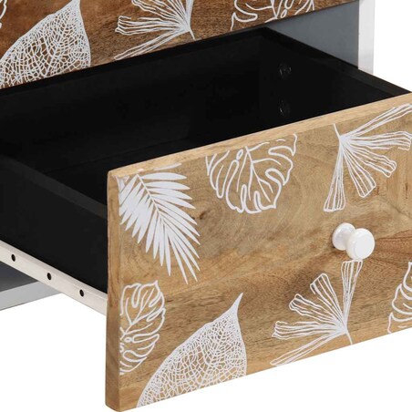 vidaXL Szafka nocna, 40x33,5x46 cm, lite drewno mango