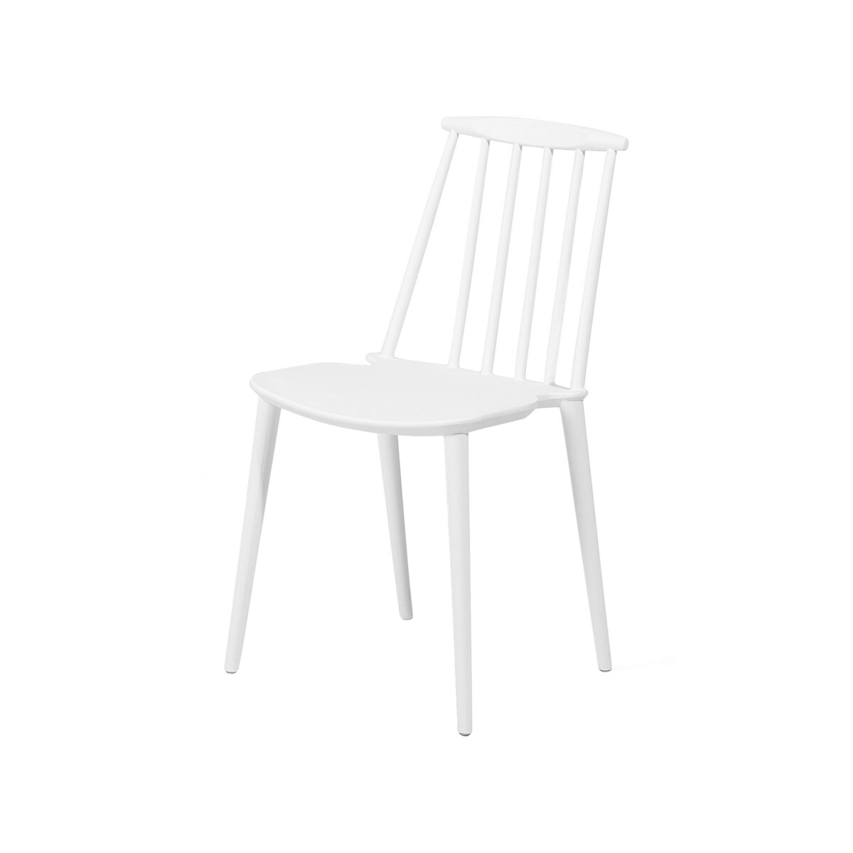 Zestaw 2 krzeseł do jadalni biały VENTNOR