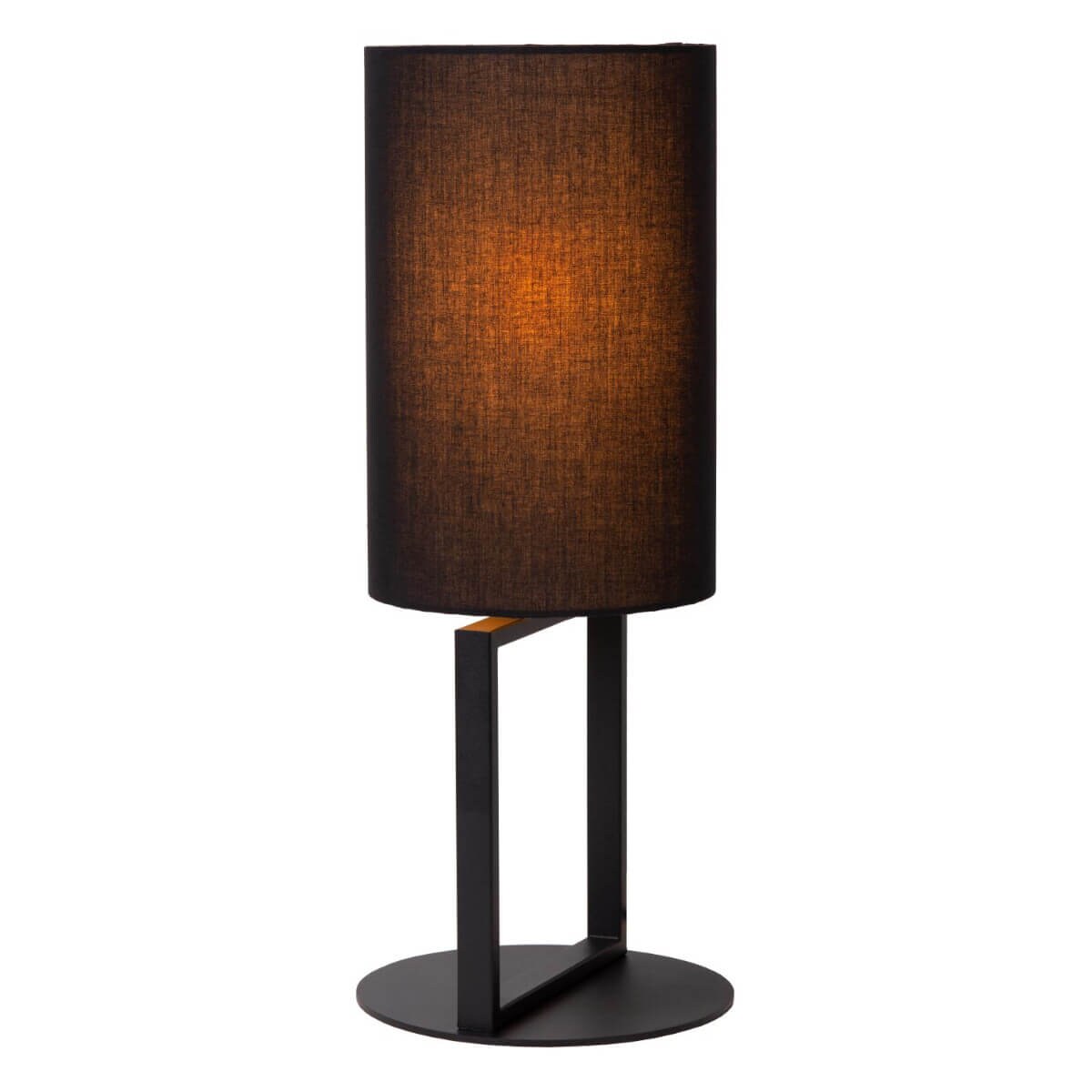 Stołowa lampa z abażurem Herman 30562/81/30 Lucide tuba czarny