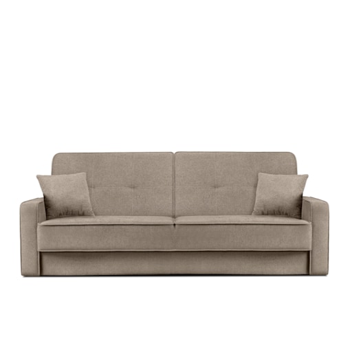 KONSIMO ORIO Sofa 3-osobowa, kolor brązowy