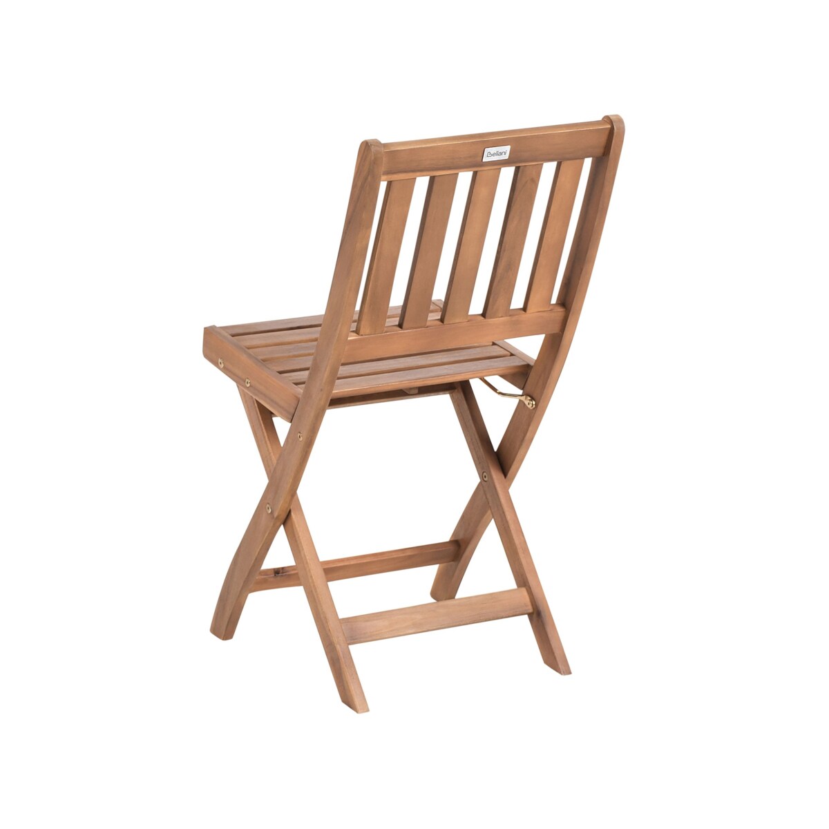 Zestaw mebli balkonowych Składane FEBBIO Certyfikowane drewno akacjowe Brązowy