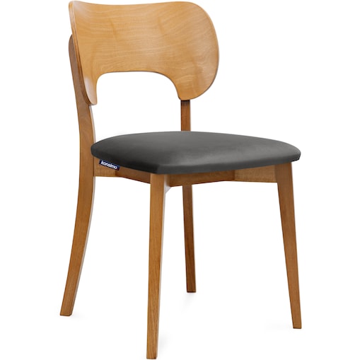 KONSIMO LYCO loftowe krzesło szare