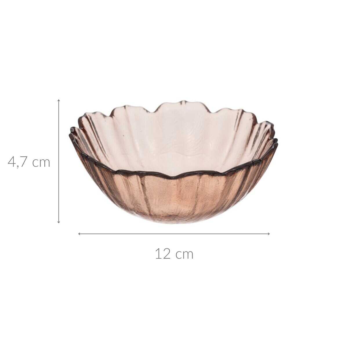 Patera liść ASR szklana