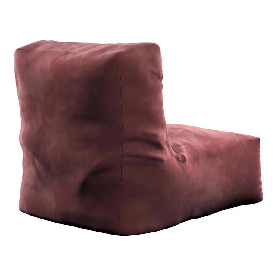 Pufo- fotel Poppy, bordowy, 87 x 31 x 75 cm, Posh Velvet