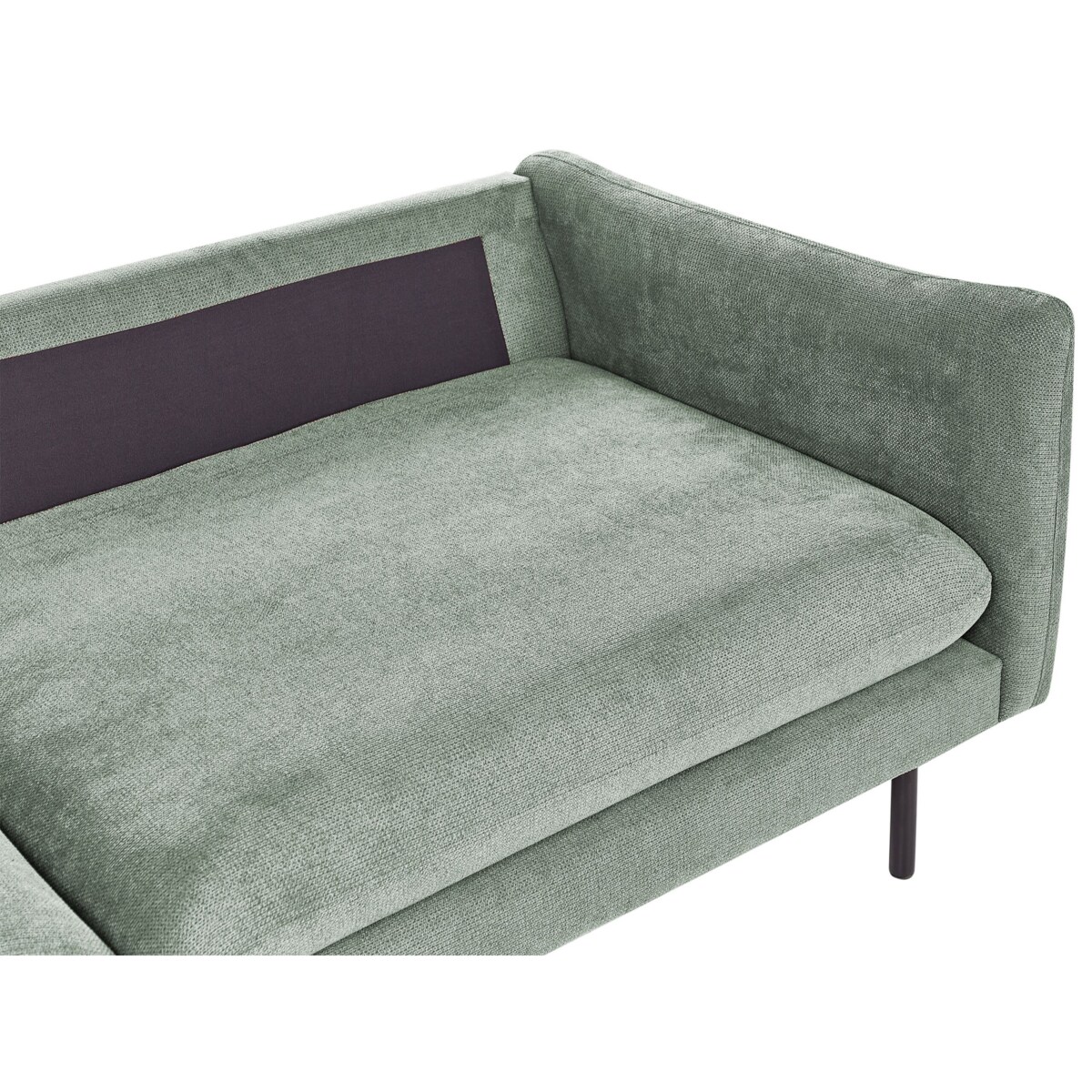 Prawostronny narożnik tapicerowany zielony VINTERBRO