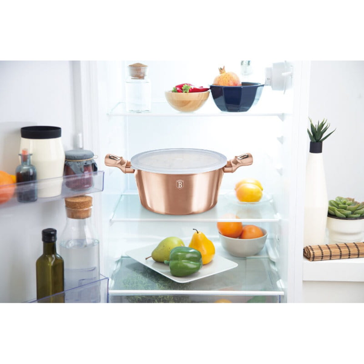 Zestaw 4 elementów garnek, patelnia BerlingerHaus BH-6200