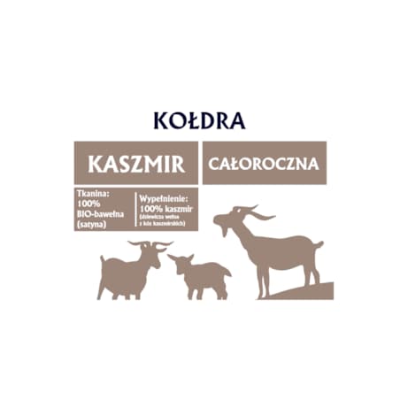 Kołdra całoroczna KASZMIR 180x200cm | Senna Home