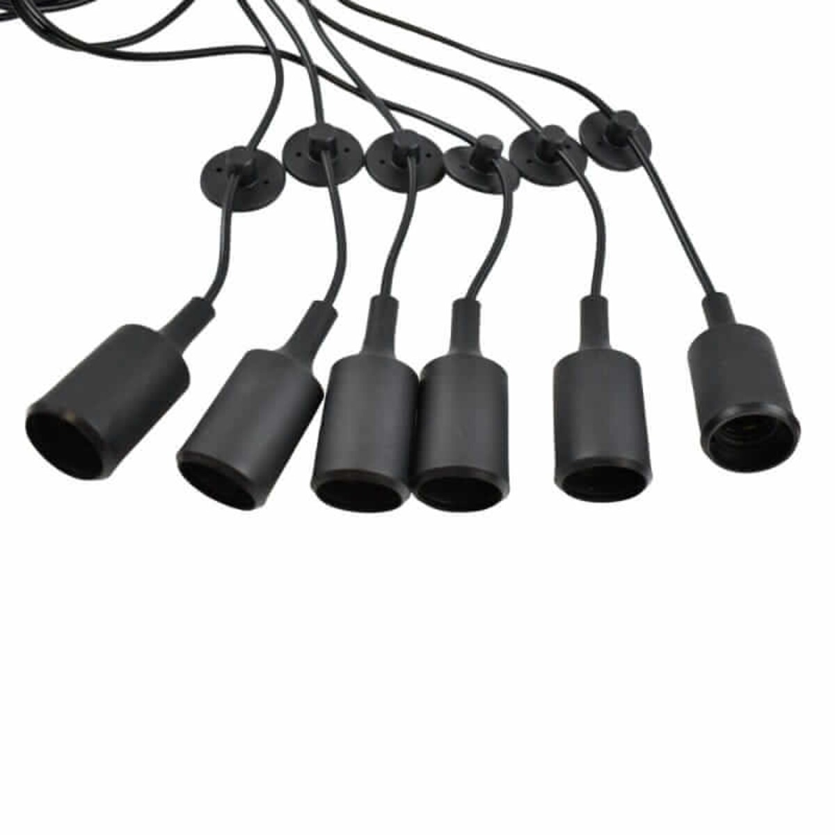 Minimalistyczna lampa zwieszana Spider ABR-SPIDER-6XE27 Abruzzo czarny