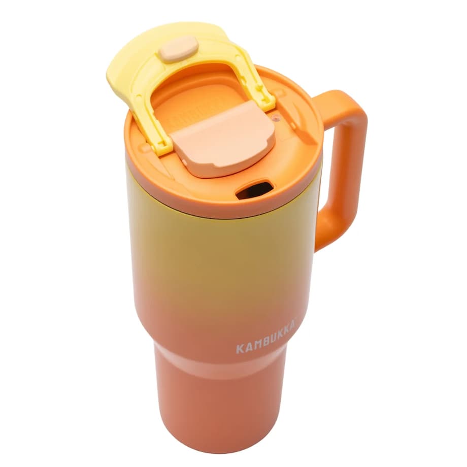Kubek termiczny ze słomką Rio 950ml - Soft Sunrise