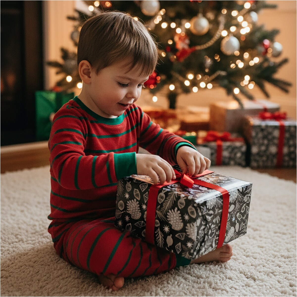 Papier do pakowania prezentów 25 METRÓW MEGAROLKA Świąteczny Do Paczek Ozdobny