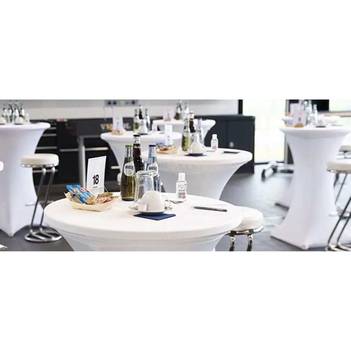 POKROWIEC OBRUS NA STOLIK BAROWY KOKTAJLOWY BIAŁY 80x110cm [25F]