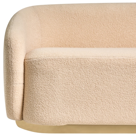 Sofa dla 2 osób SIPO Boucle Beżowy