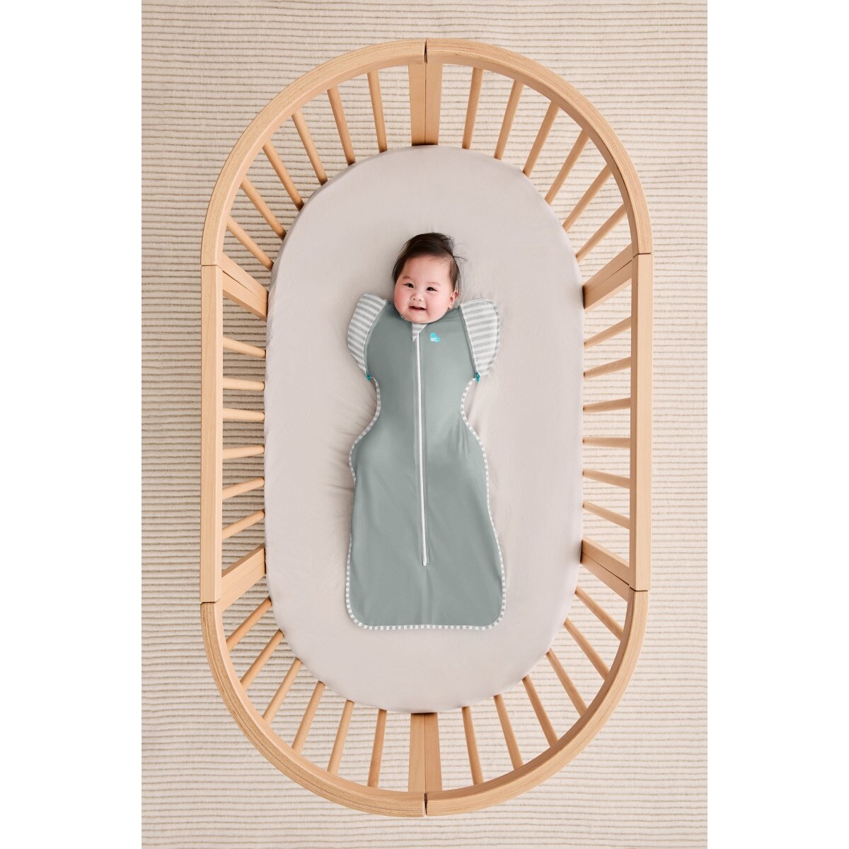 Otulacz przejściowy Swaddle Up - rozmiar M - ciemny oliwkowy - ETAP 2 Original