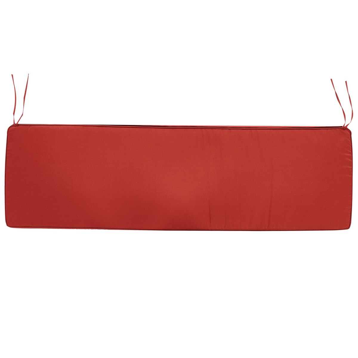 Ławka ogrodowa drewniana 180 cm poducha Beliani