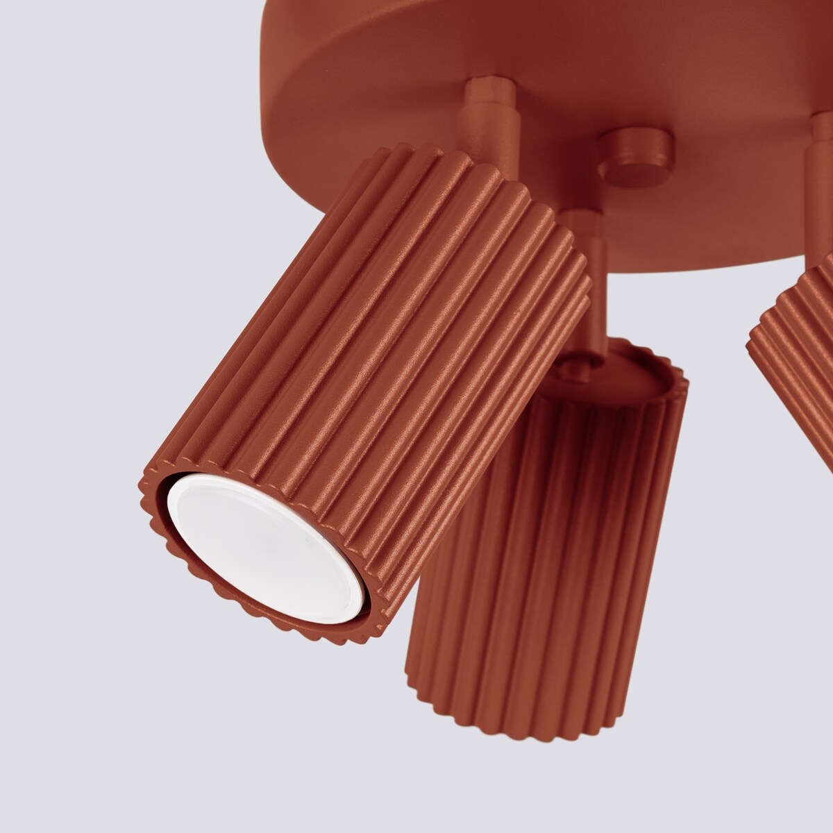 Plafon KARBON 3P ochra czerwona