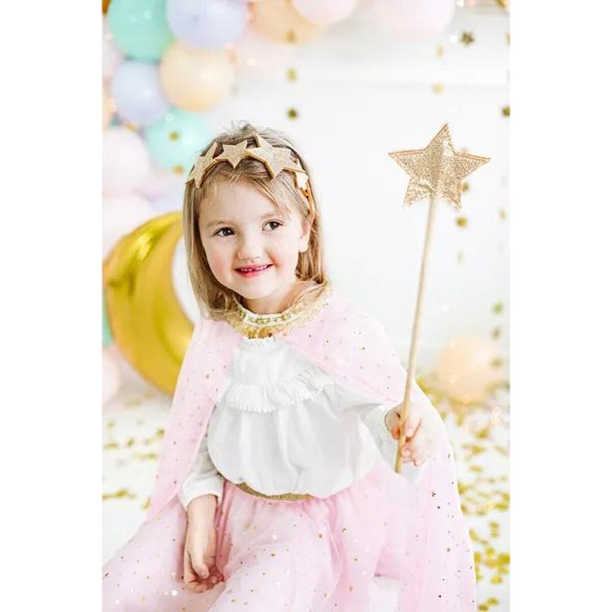 Różdżka, złoty, 8.5x36cm