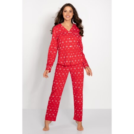 Piżama Letters To Santa Red, S