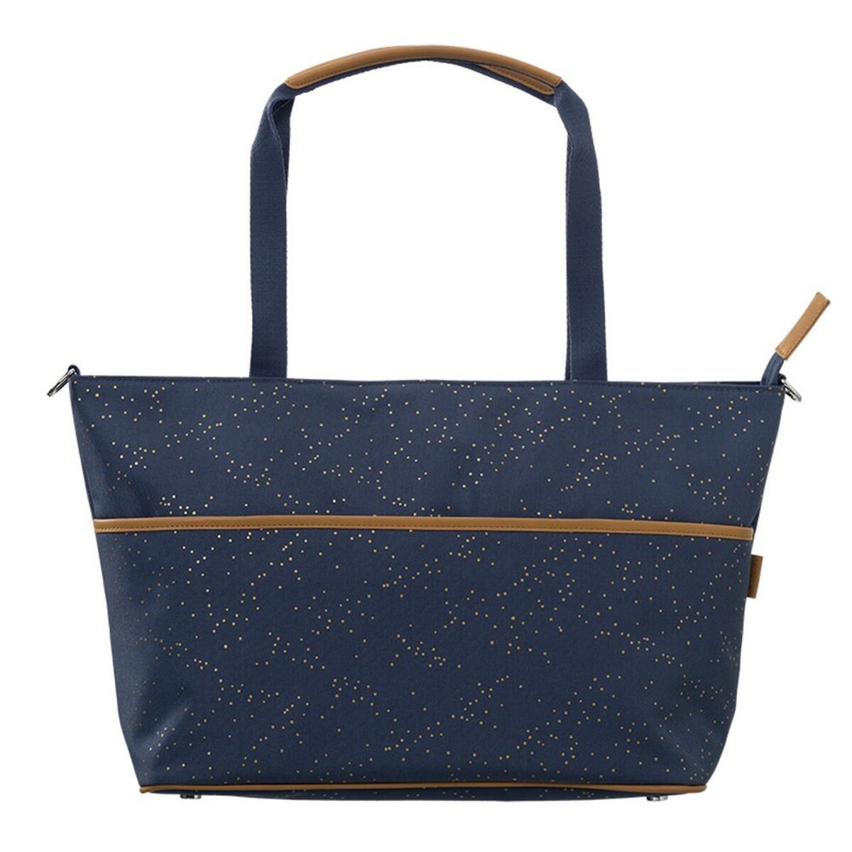 Fresk - Torba do wózka Złote kropki Indigo