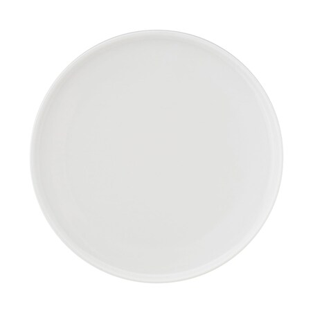 Talerz Round z podniesionym rantem, 26,5 cm, biały