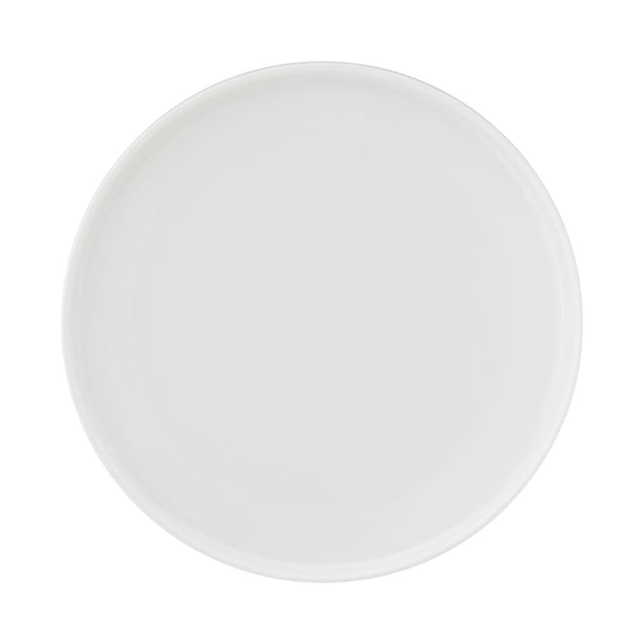 Talerz Round z podniesionym rantem, 26,5 cm, biały