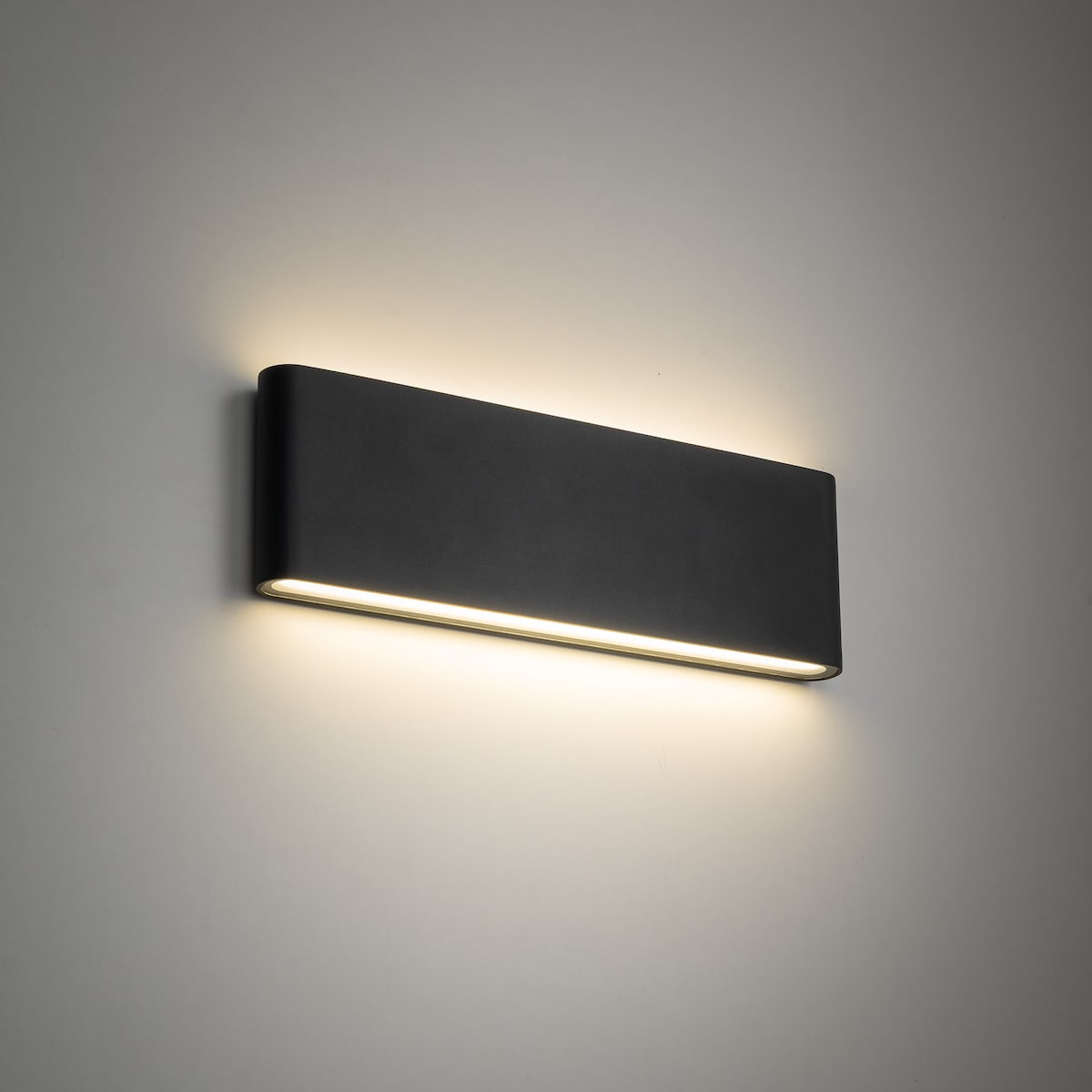 Lampa ścienna zewnętrzna LED 12W IP54 TK Lighting ARWENA L grafit 1000 lm 3000K kinkiet elewacyjny 18084