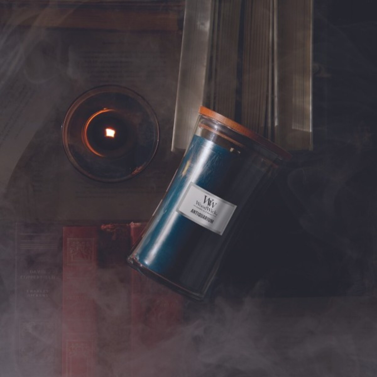 WoodWick świeca duża ANTIQUARIUM