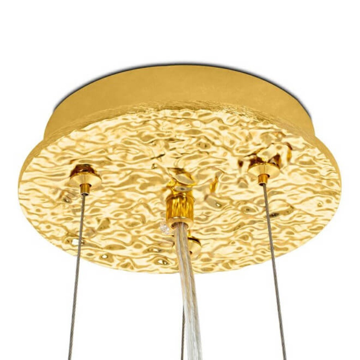 Designerska lampa wisząca Riviera MSE010100392 Moosee glamour kryształowa złota