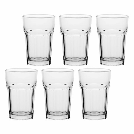 Zestaw 6 szklanek do Aperol Spritz Open Bar - Przezroczysty, 450 ml