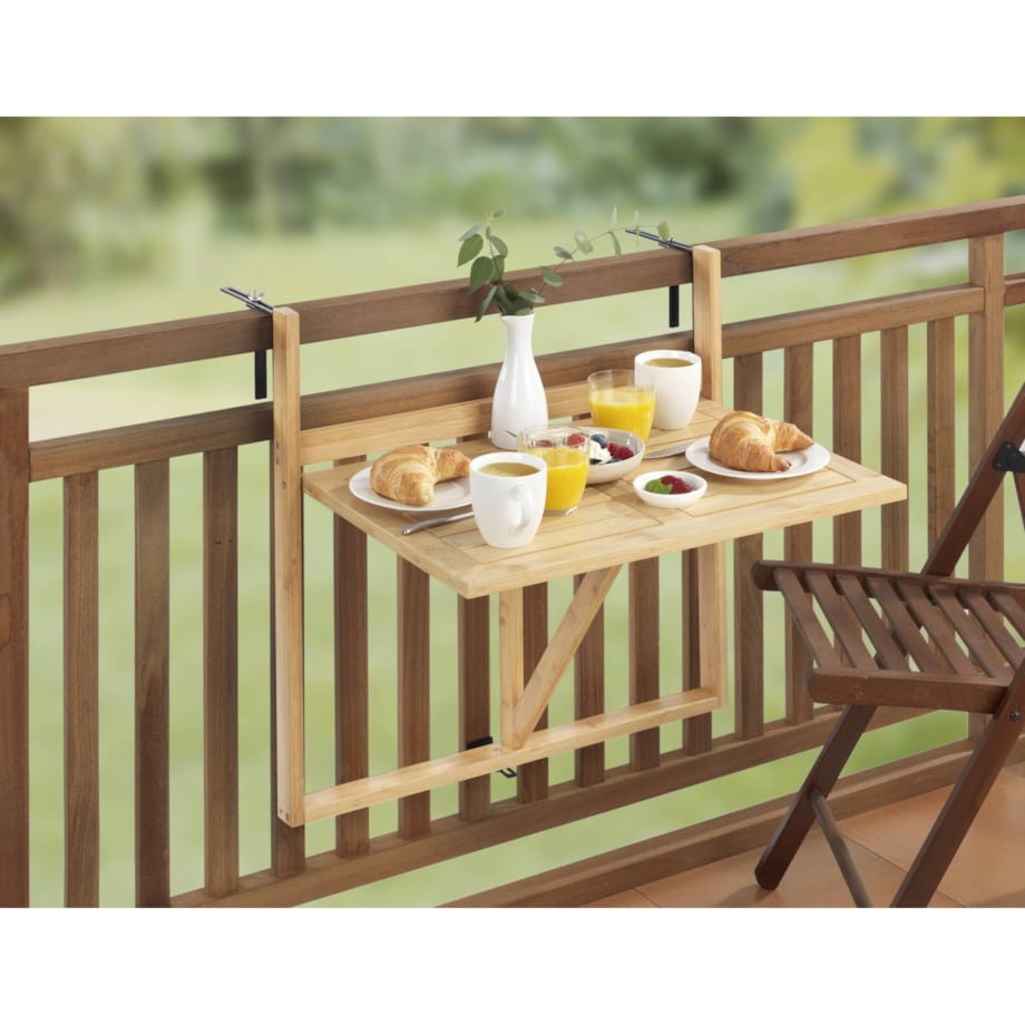 Składany stolik balkonowy na barierkę WAIKIKI