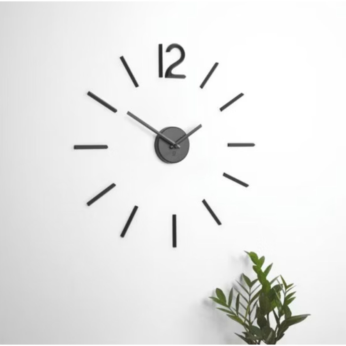 Zegar ścienny (czarny) Blink Umbra