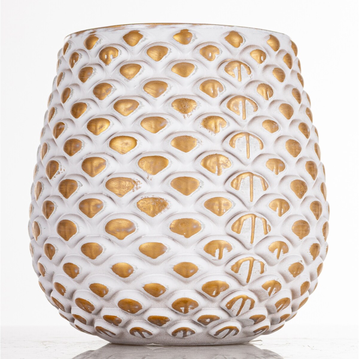 Wazon szklany 12,5x11x11 cm MANZELLI