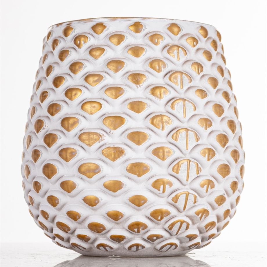 Wazon szklany 12,5x11x11 cm MANZELLI