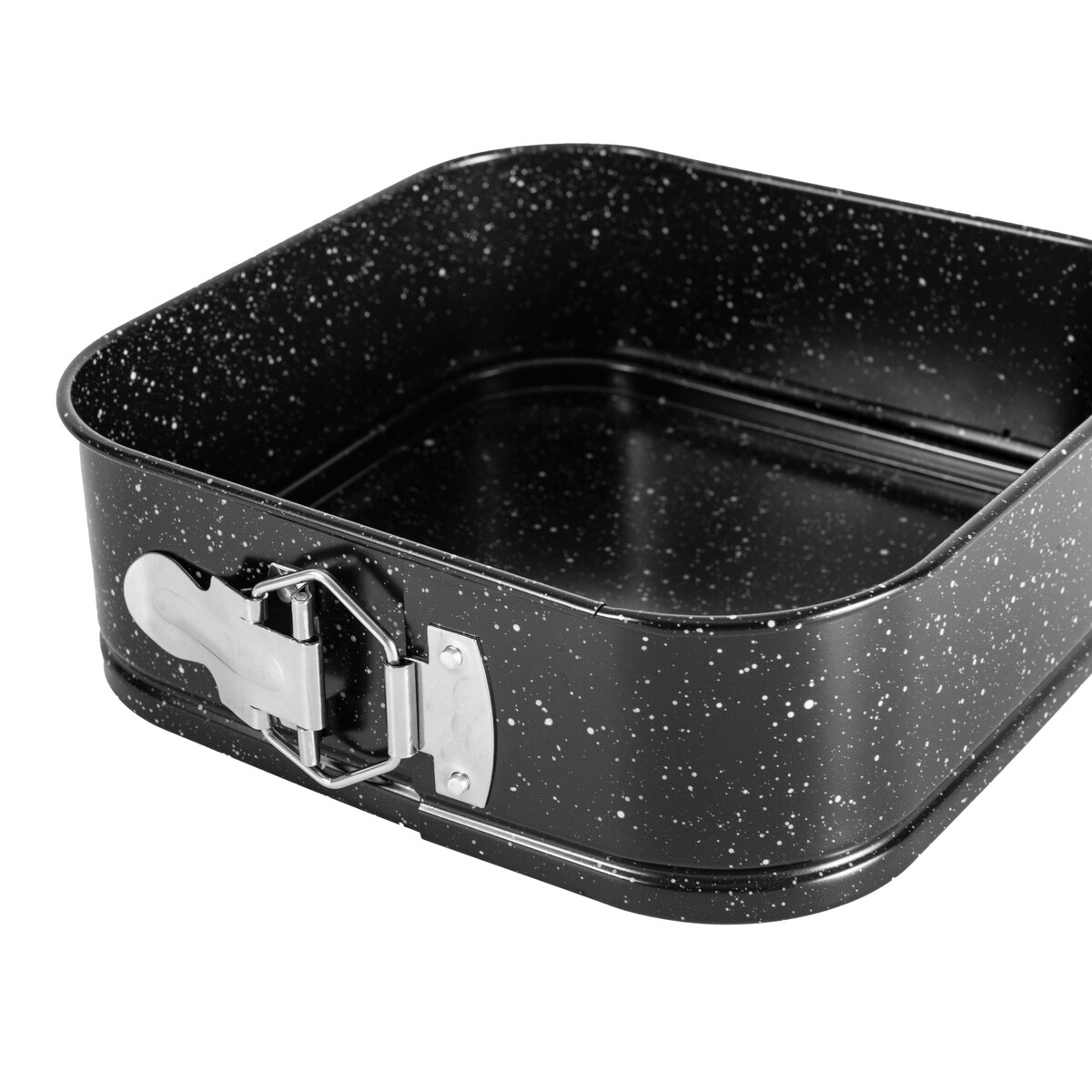 Forma do pieczenia tortownica otwierana blacha czarna 18x18CM BRUNBESTE BB-7715