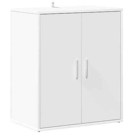 vidaXL Szafka na buty, biała, 60x35x70 cm, materiał drewnopochodny