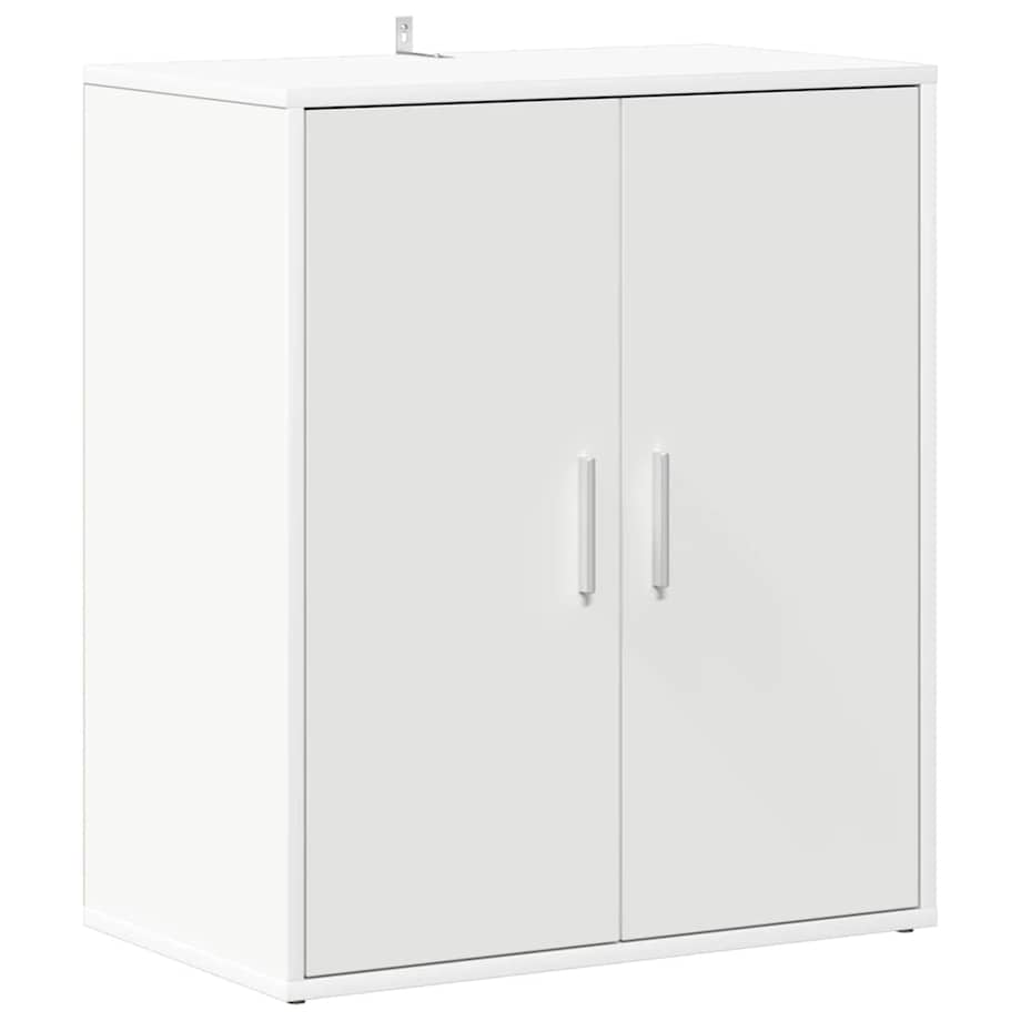 vidaXL Szafka na buty, biała, 60x35x70 cm, materiał drewnopochodny